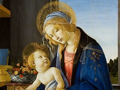 Madonna of the Book, by Sandro Botticelli