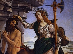 Pallas and the Centaur by Sandro Botticelli